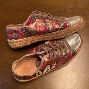 Ibizas Made in Spain Sequin Espadrilles